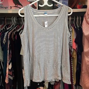 Old Navy striped Swing tank
